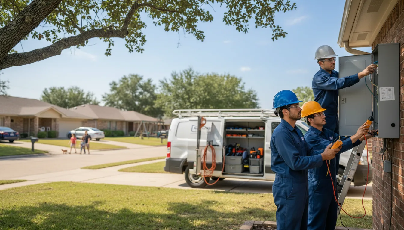 Certified electrician providing emergency electrical services in Lickingville, PA